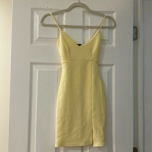 Nasty Gal Yellow Dress